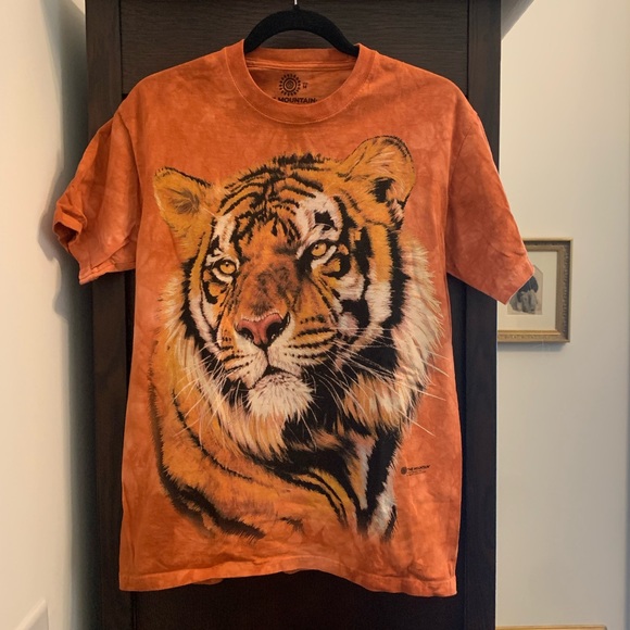 The Mountain Other - Brand New The Mountain Tiger Burnt Orange T Shirt
